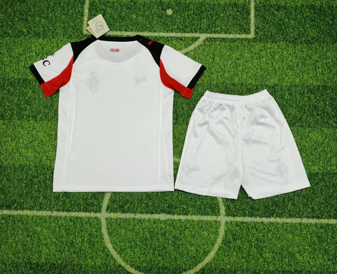 2025/2026 AC Milan Visitante Kit Talla Niño