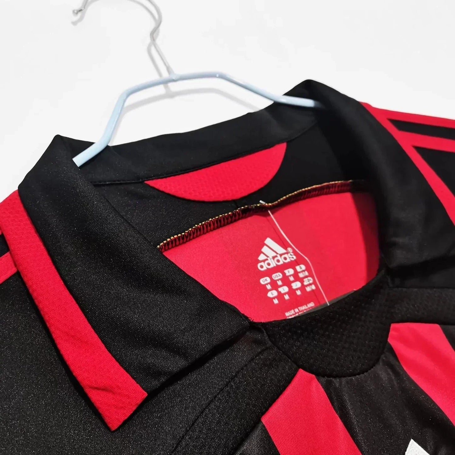 AC Milan Retro 2007-2008 Manga Larga Local Kit