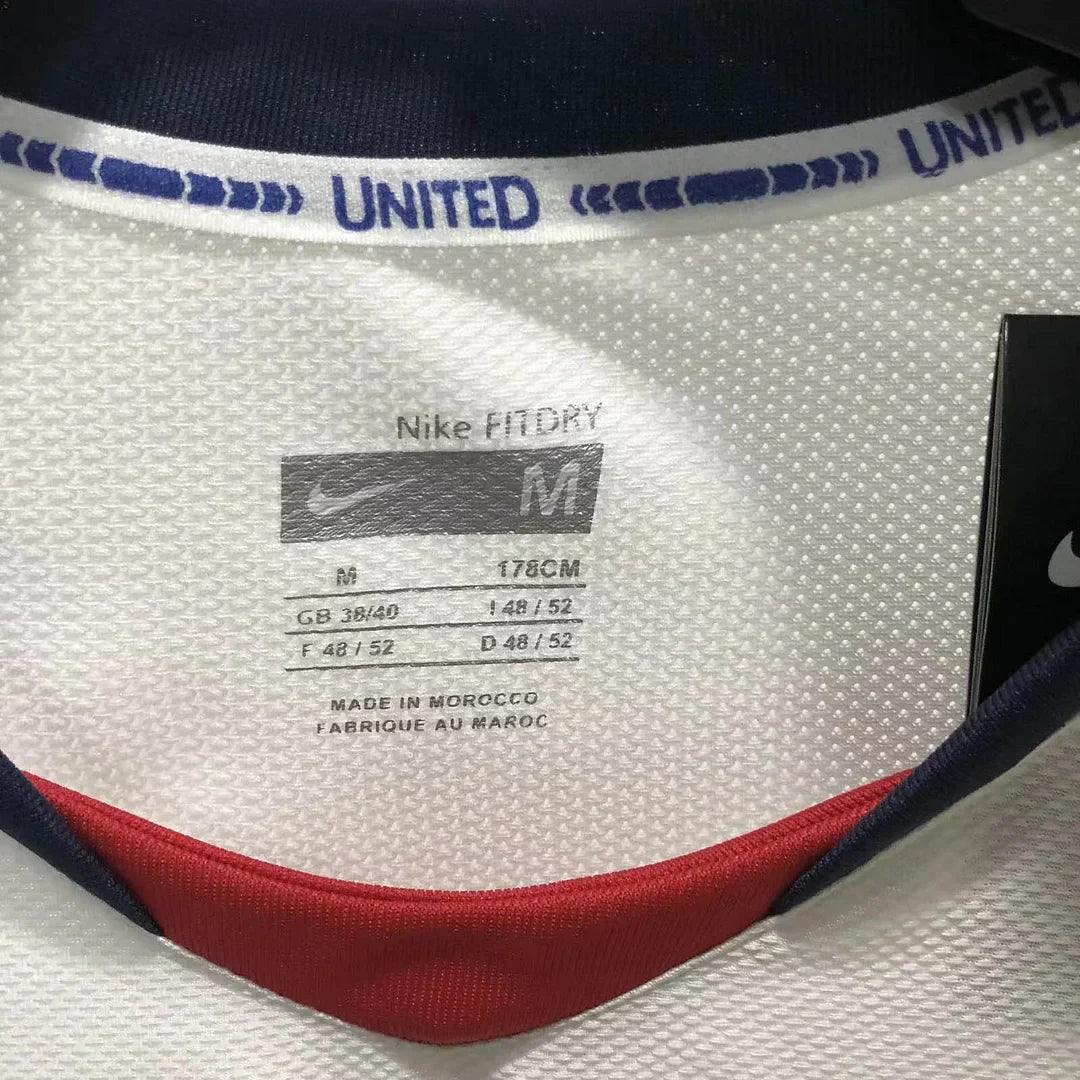 2008/2009 Retro Manchester United Visitante Manga Larga