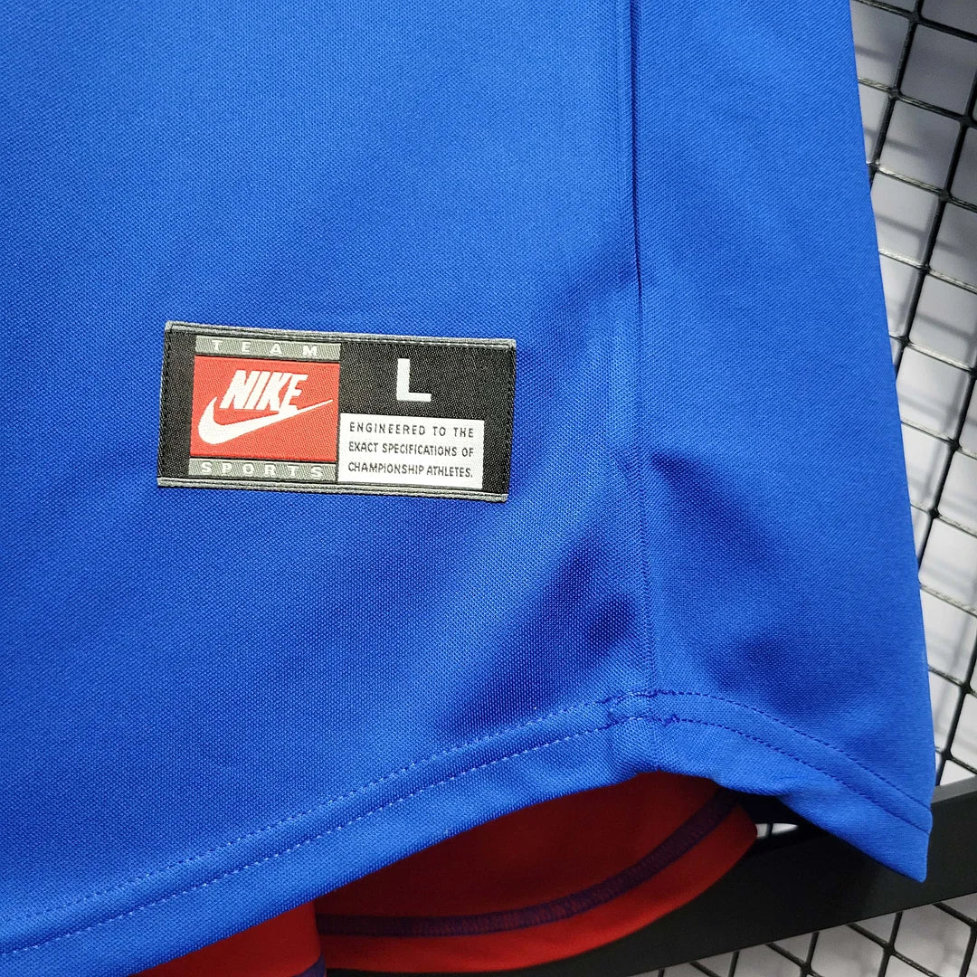 1999-2000 Retro Barcelona 100th Aniversario Local Manga Larga