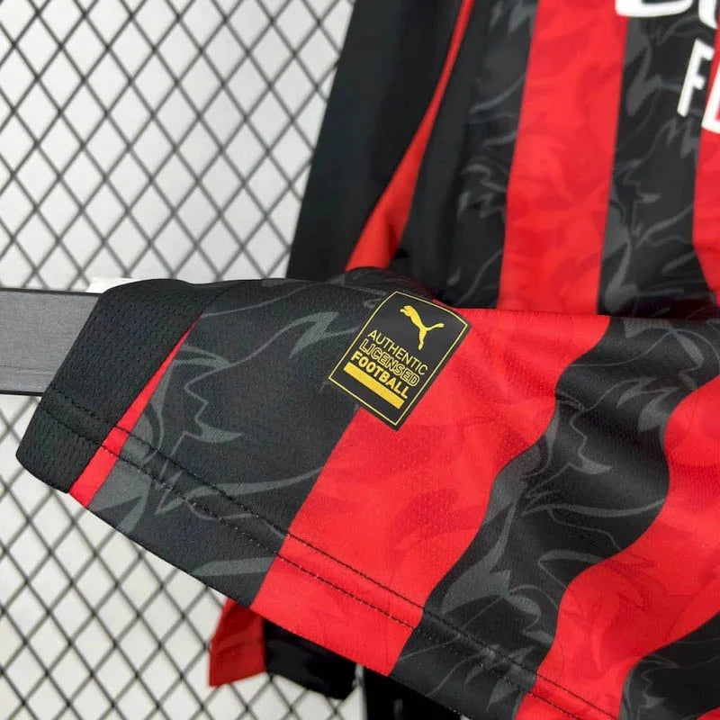 2025/2026 AC Milan Local Manga Larga