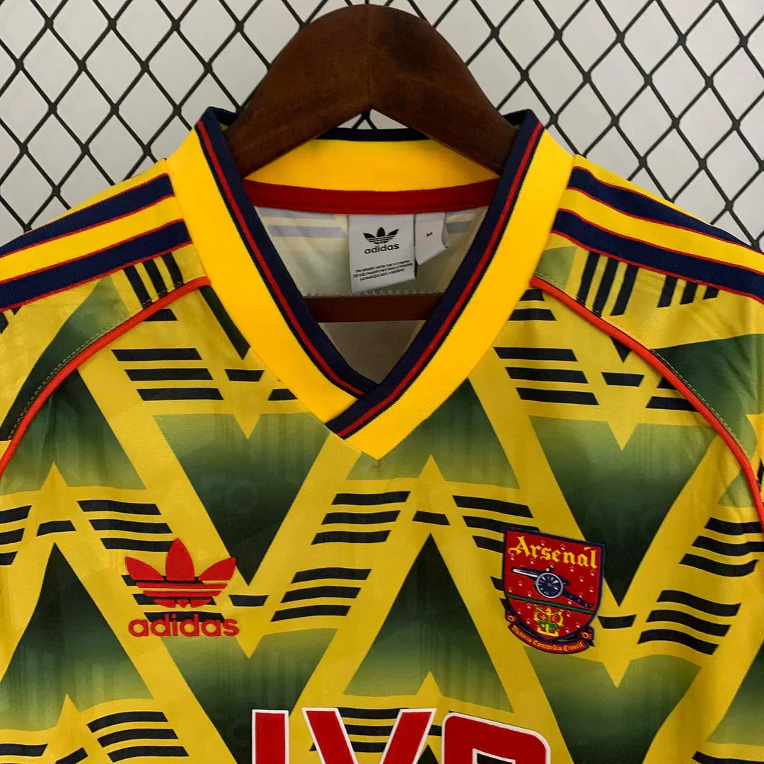 1991-1993 Retro Arsenal Visitante Manga Larga
