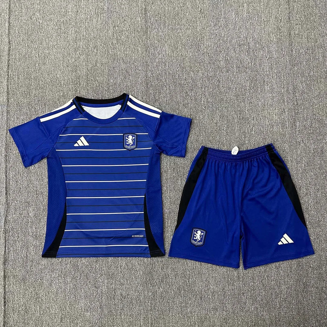 2024-2025 Aston Villa Alternativa Visitante Kit Talla Niño
