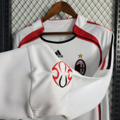 2006/2007 Retro AC Milan Visitante Manga Larga