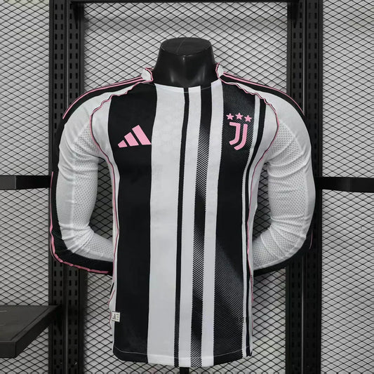 2025/2026 Juventus Local Kit Manga Larga