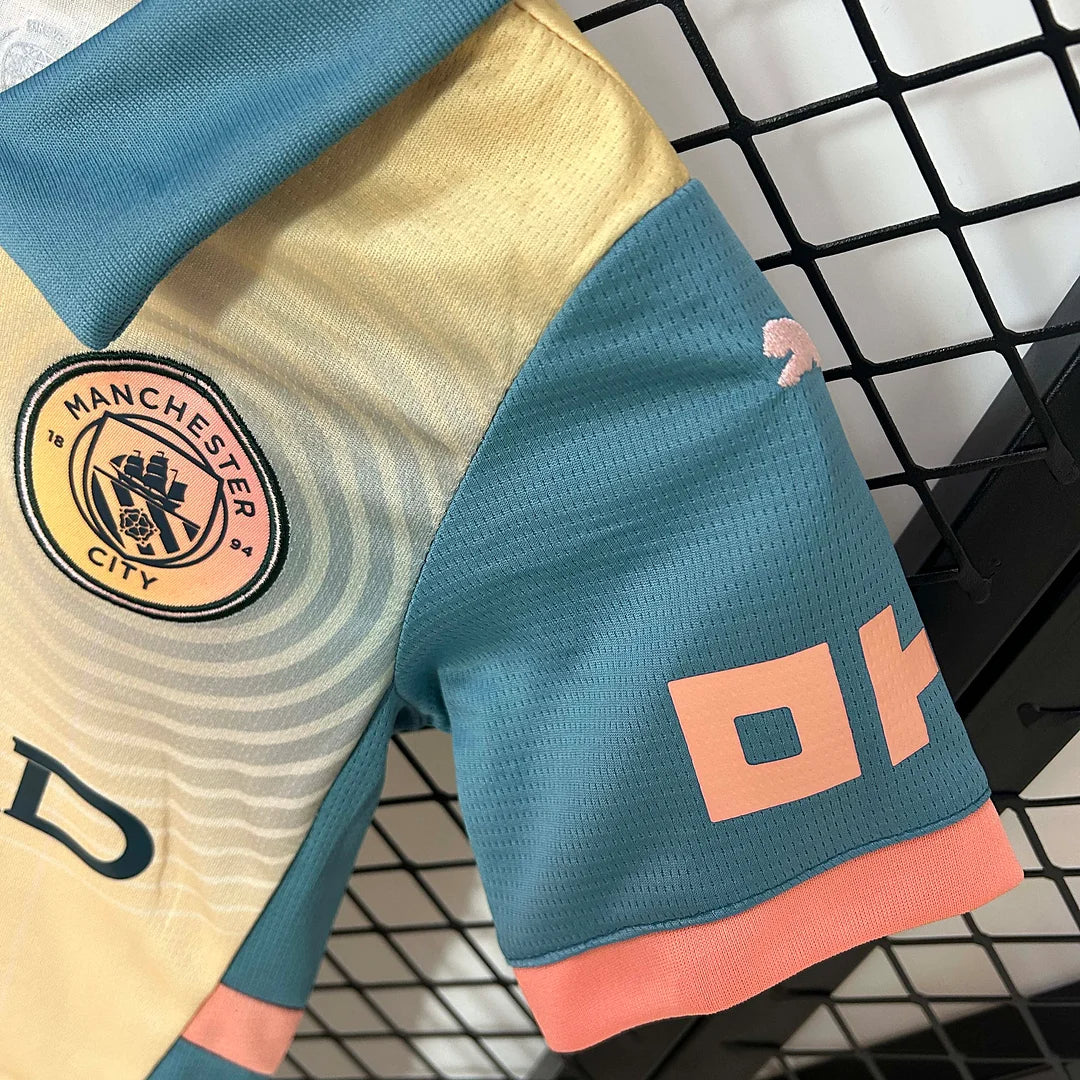 2024/2025 Manchester City Fourth Visitante Talla Niño