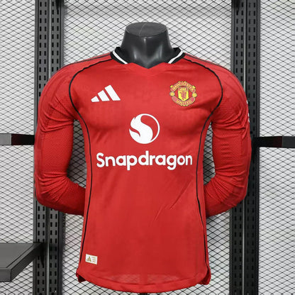 2025/2026 Manchester United Local Manga Larga