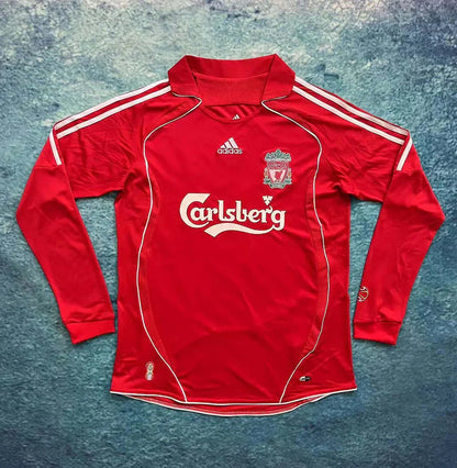 2006-2007 Retro Liverpool Local Manga Larga