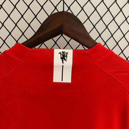 Manchester United Retro 2007-2008 Local Kit Manga Larga