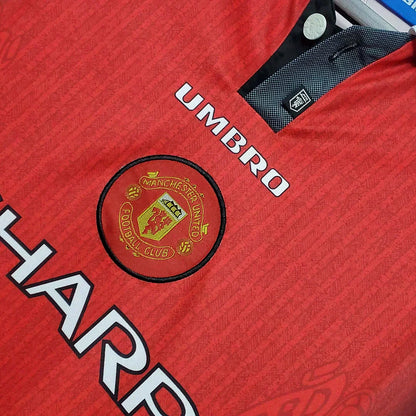 1996/1998 Retro Manchester United Local Manga Larga
