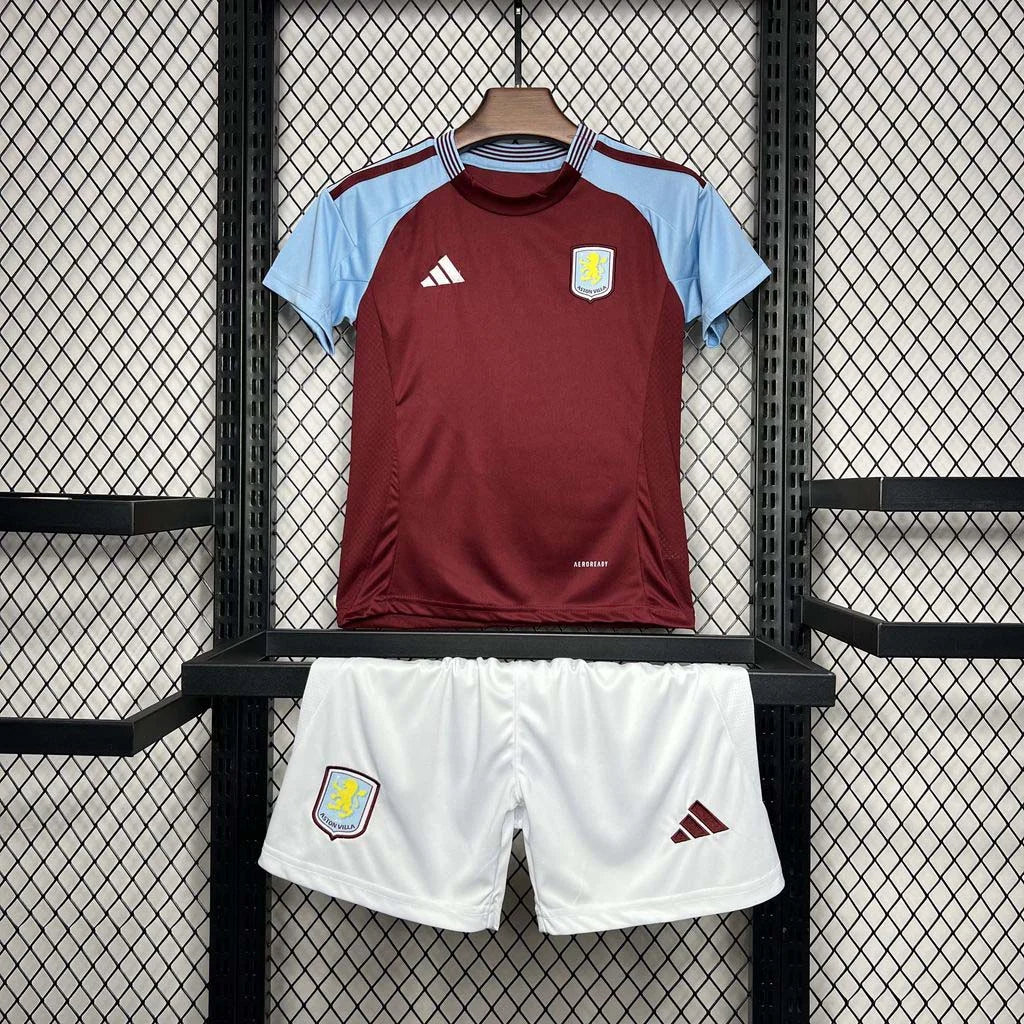 2024-2025 Aston Villa Local Kit Talla Niño