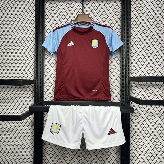 2024-2025 Aston Villa Local Kit Talla Niño