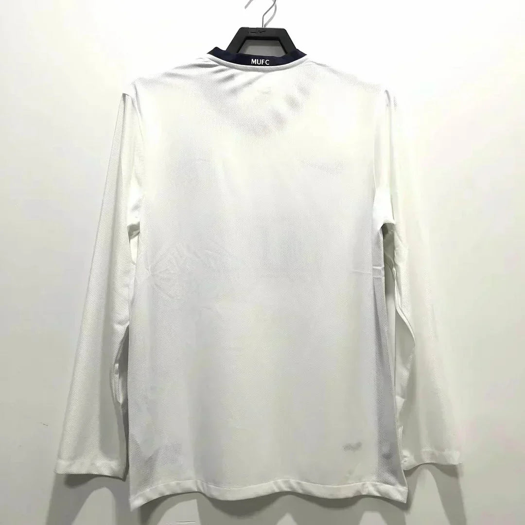 2008/2009 Retro Manchester United Visitante Manga Larga