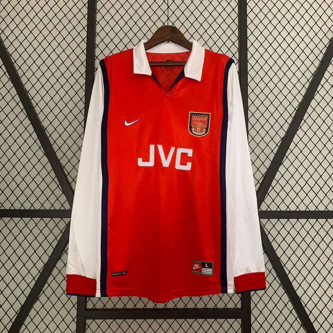 1998-1999 Retro Arsenal Local Manga Larga