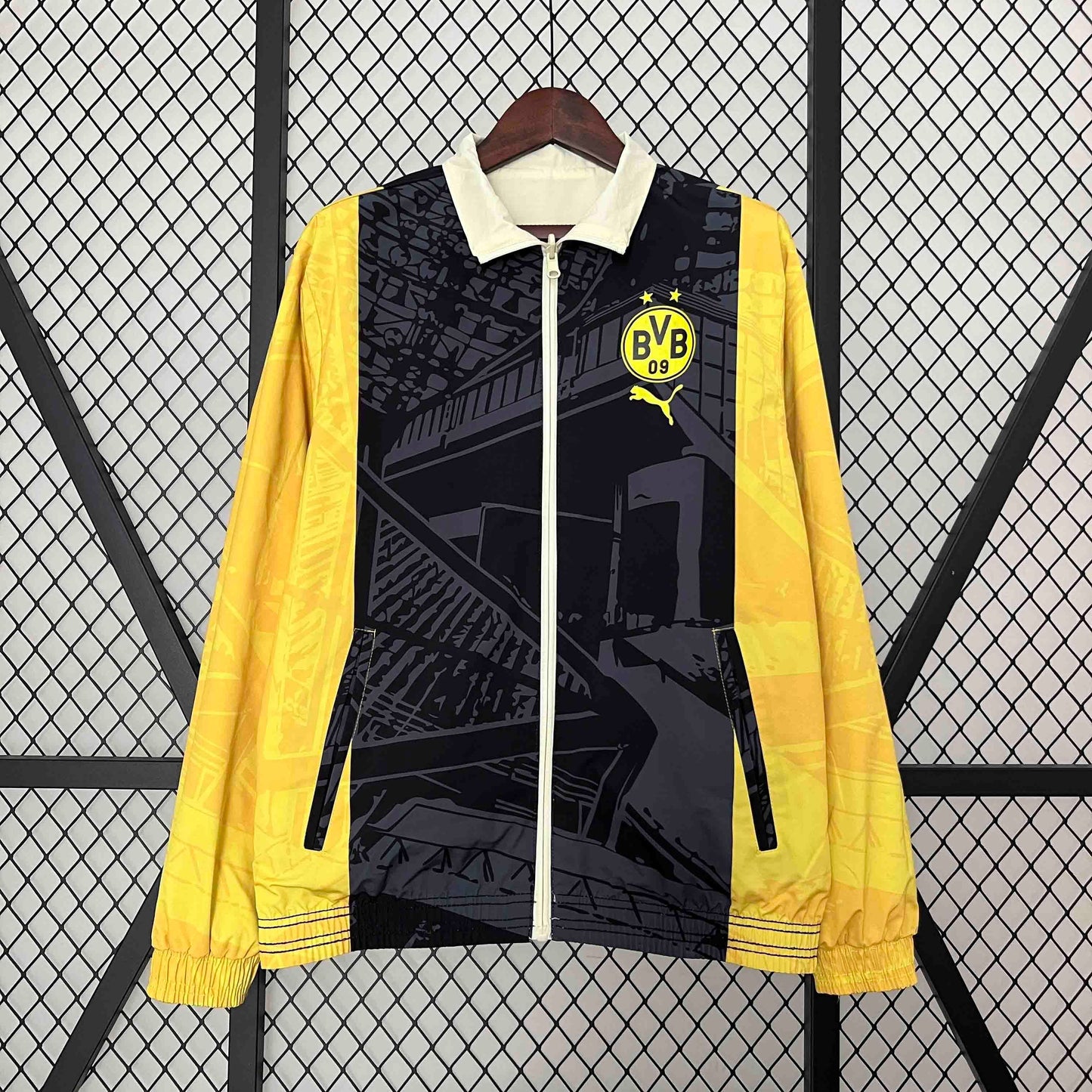 Cortavientos Reversible Borussia Dortmund