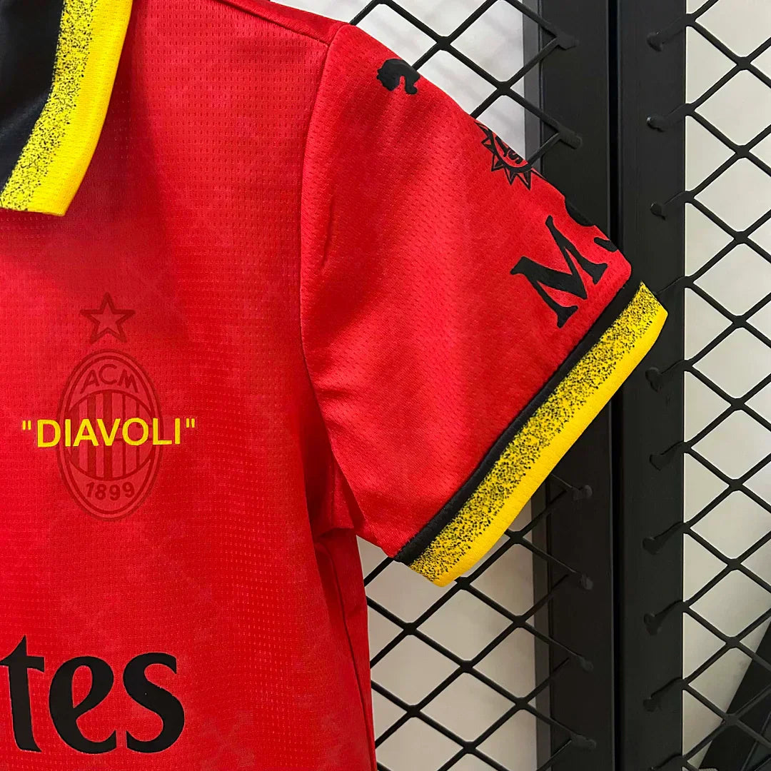 2024/2025 AC Milan X Off White Edición Especial Talla Niño
