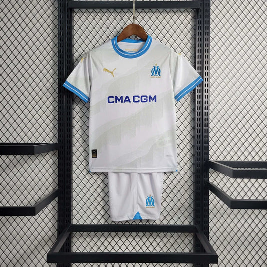 2023/2024 Olympique de Marseille Local Kit Talla Niño