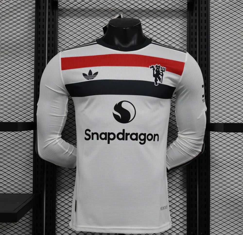 Manchester United 2024/2025 Alternativa Kit Manga Larga