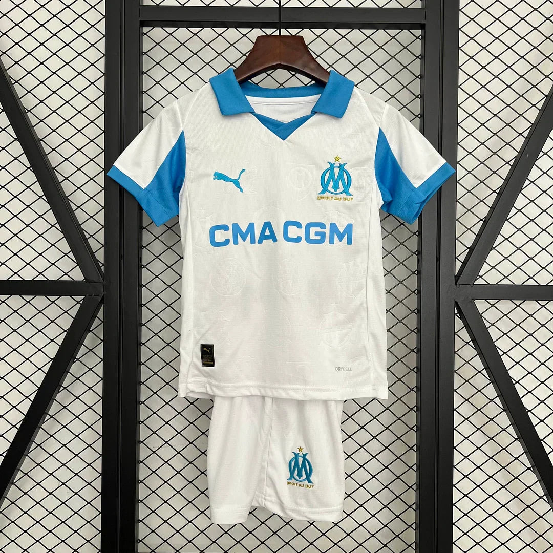 2025/2026 Olympique de Marseille Local Kit Talla Niño