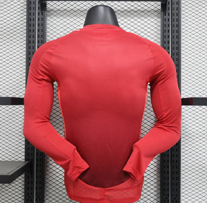 Machester United 2024/2025 Local Kit Manga Larga