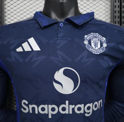 Manchester United 2024/2025 Visitante Kit Manga Larga