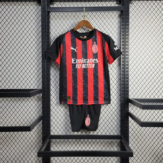 2025/2026 AC Milan Local Kit Talla Niño