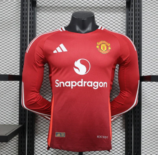 Machester United 2024/2025 Local Kit Manga Larga