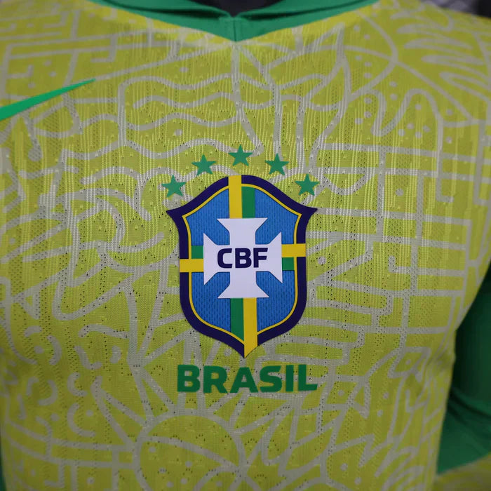 Brasil 2024/2025 Local Kit Manga Larga