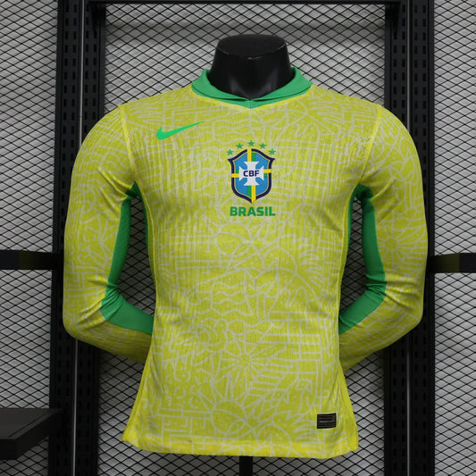 Brasil 2024/2025 Local Kit Manga Larga