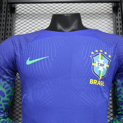 Brasil 2023/2024 Visitante Kit Manga Larga