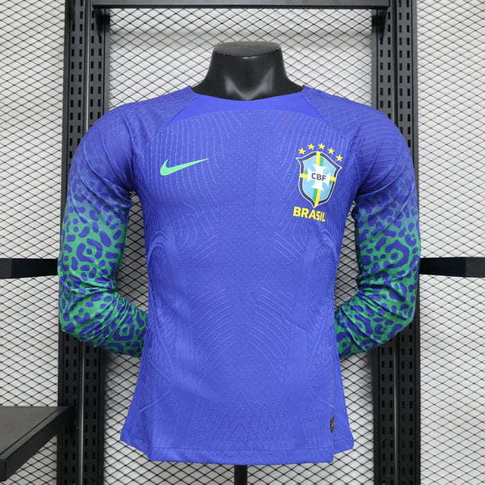 Brasil 2023/2024 Visitante Kit Manga Larga