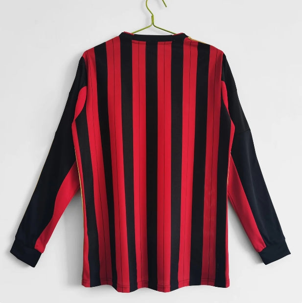 AC Milan Retro 2013-2014 Manga Larga Local Kit