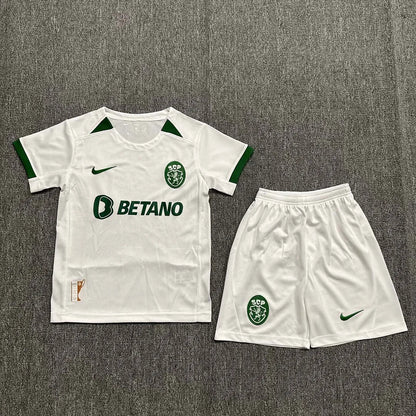 2024-2025 Sporting Lisbon Visitante Kit Talla Niño