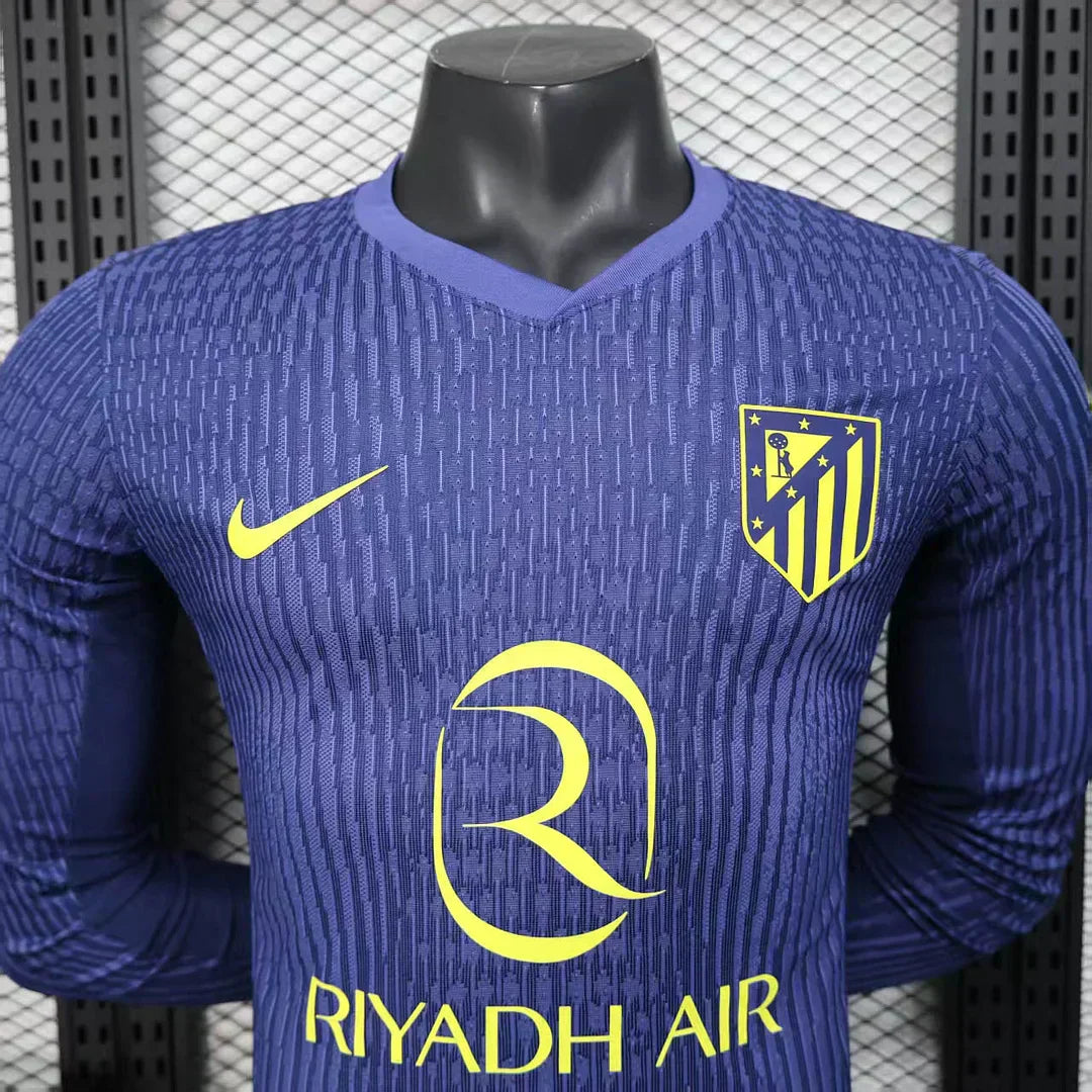 2025/2026 Atletico Madrid Visitante Kit Manga Larga