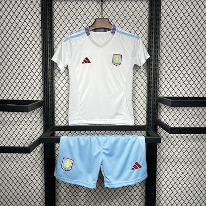 2024-2025 Aston Villa Visitante Kit Talla Niño
