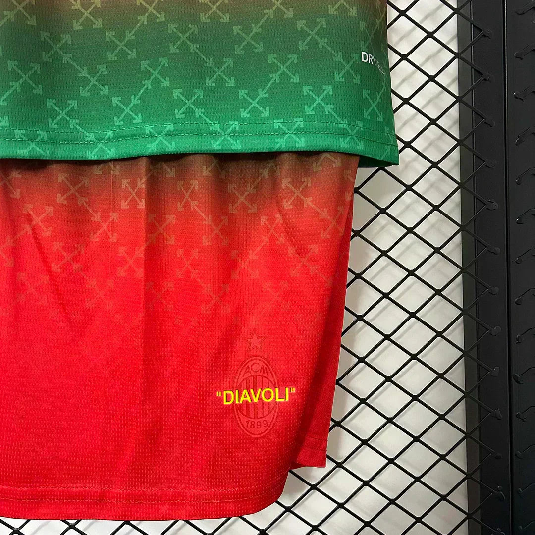 2024/2025 AC Milan X Off White Edición Especial Talla Niño