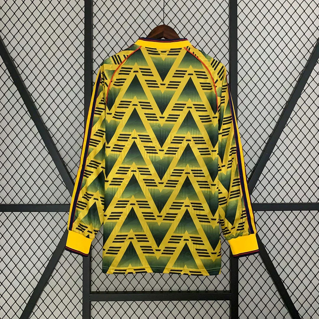 1991-1993 Retro Arsenal Visitante Manga Larga