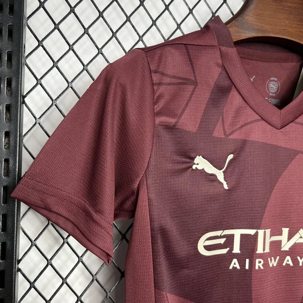 2024/2025 Manchester City Alternativa Visitante Talla Niño