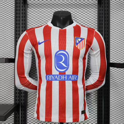 2025/2026 Atletico Madrid Local Manga Larga