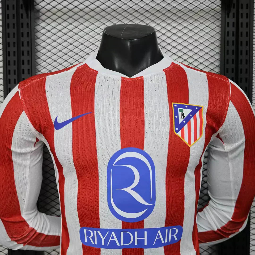 2025/2026 Atletico Madrid Local Manga Larga