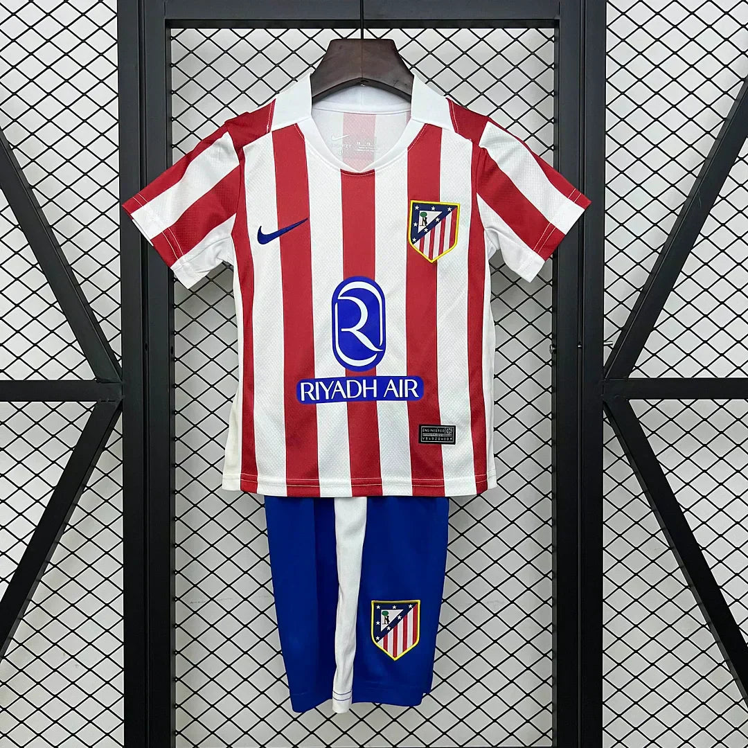 2025/2026 Atletico Madrid Local Kit Talla Niño