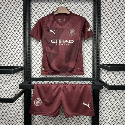 2024/2025 Manchester City Alternativa Visitante Talla Niño