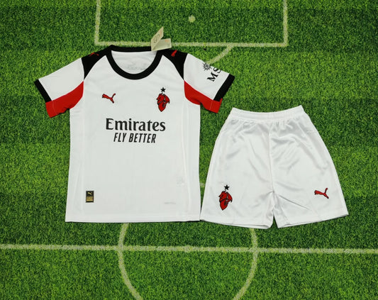 2025/2026 AC Milan Visitante Kit Talla Niño