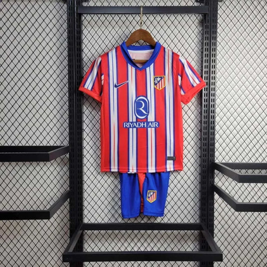 2024-2025 Atletico Madrid Local Kit Talla Niño