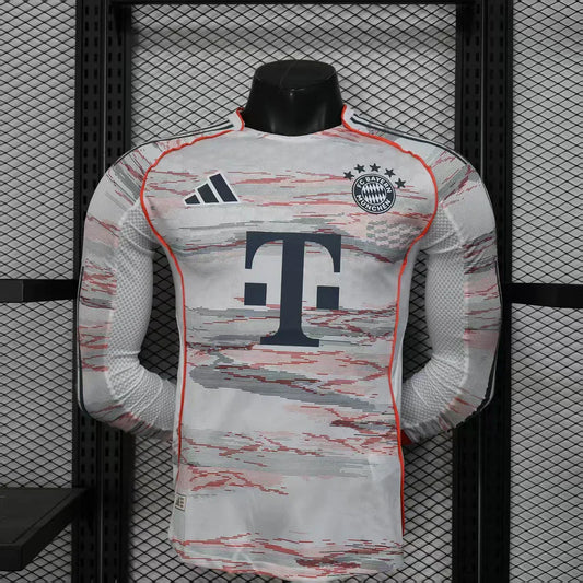 2025/2026 Bayern Munchen Visitante Manga Larga