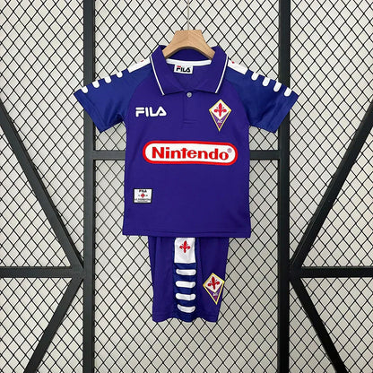 1998/1999 Retro Fiorentina Local Kit Talla Niño