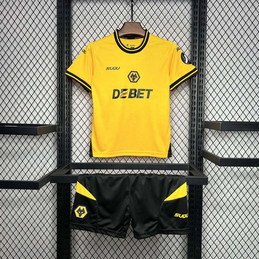 2024-2025 Wolverhampton Wanderers Local Kit Talla Niño